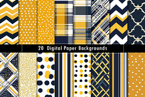 Digital Paper Backgrounds, a Pattern Graphic by Dream Creation
