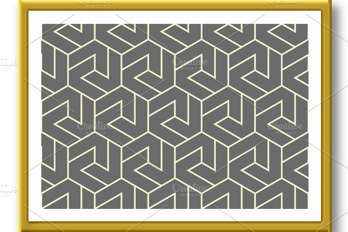 Abstract geometric pattern., a Pattern Graphic by RODINA (Photo 2 of 3)