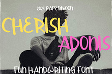 Cherish Adonis: Fun Handwriting Font
