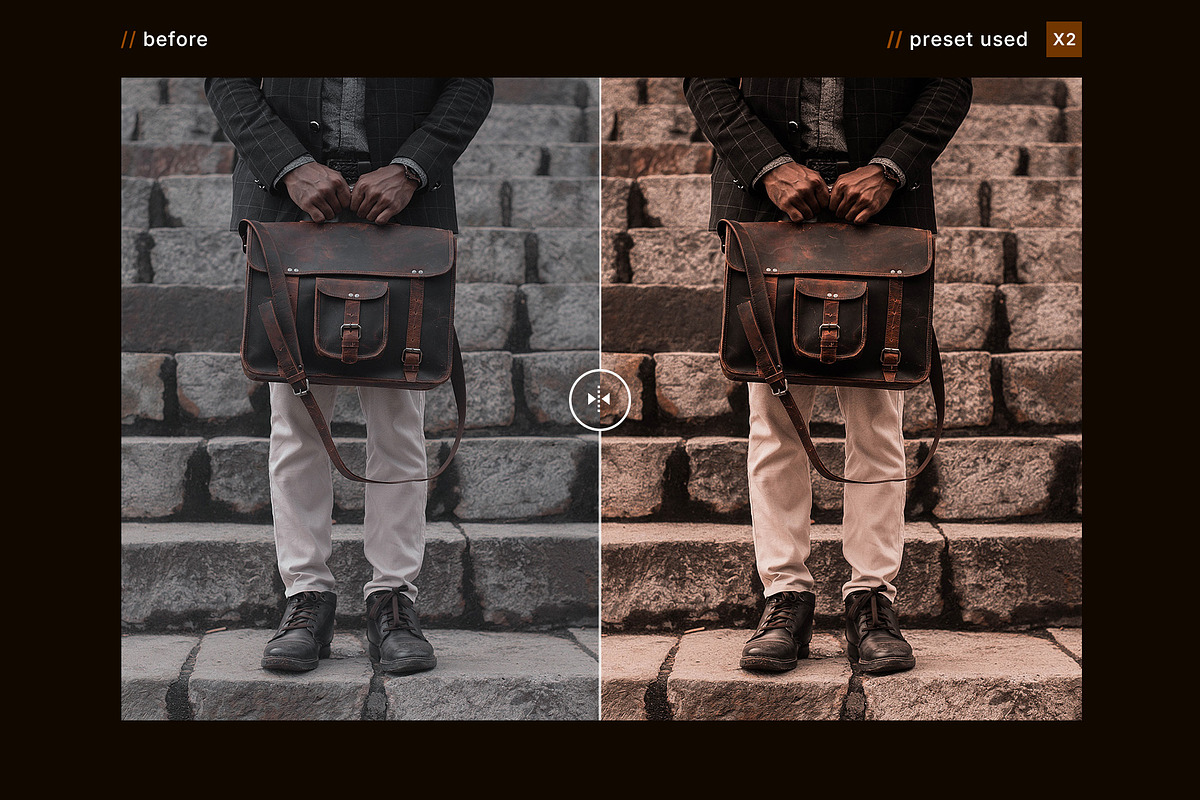 Dark Chocolate - Actions and Presets, a Preset Add-On by Hydrozi Presets (Photo 3 of 7)