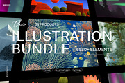 Illustration Bundle - 6580+ elements, a Texture Illustration by Nomad Visuals (Thumbnail 1 of 32)
