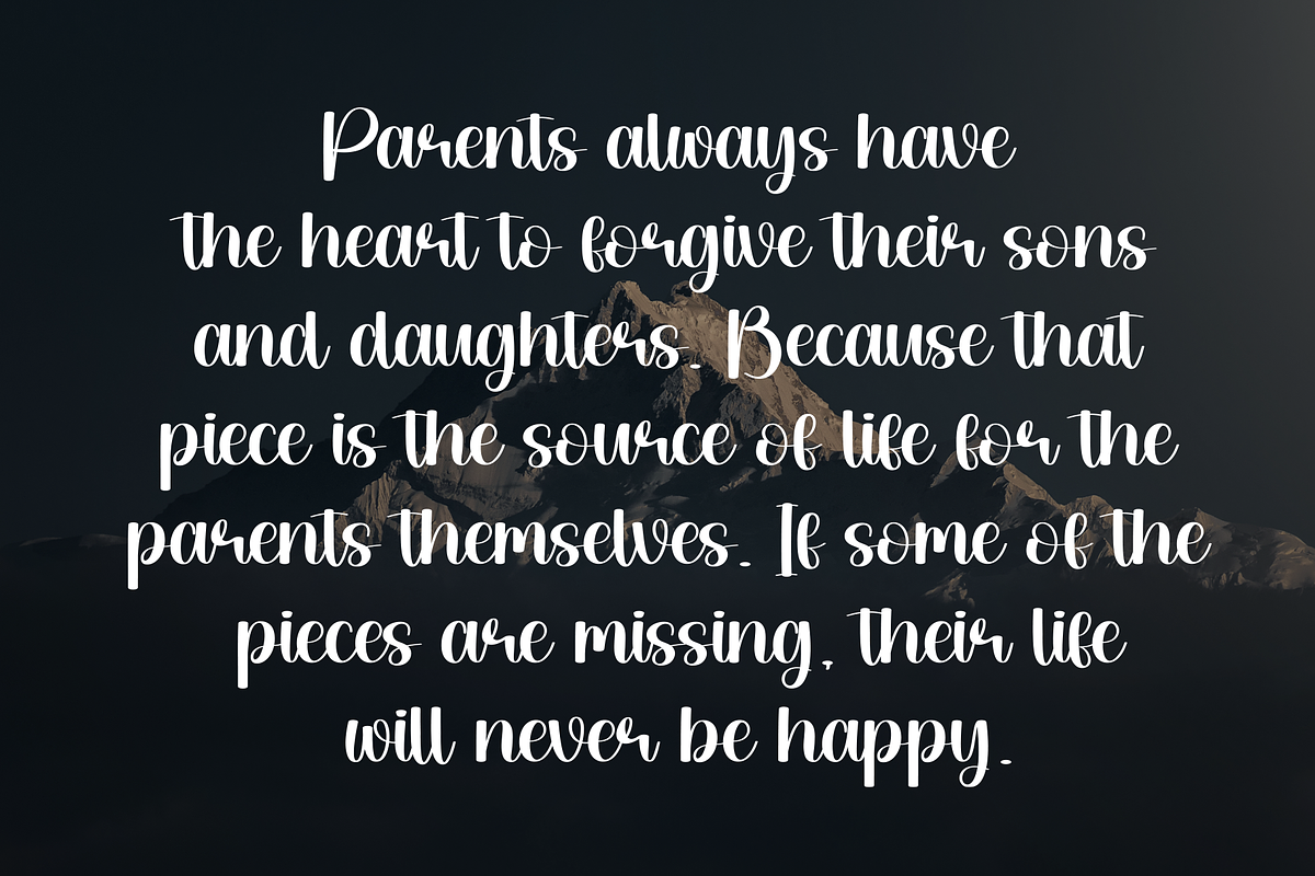 Midnight | Script Font, a Handwritten Font by Scratchones (Photo 6 of 8)