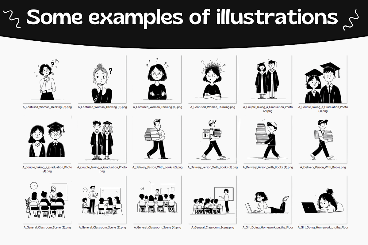 510 Notion Style Education Pack, an Education Illustration by DaisyStudio (Photo 5 of 10)