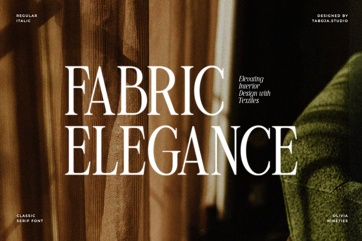 TBJ Olivia Nineties Classy Serif, a Serif Font by Taboja Studio (Photo 6 of 10)