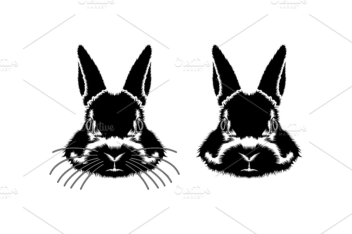 Rabbit Head, an Animal Illustration by Atlantis X Nurman Arbai (Photo 3 of 3)
