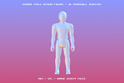3D Retro Style Action Figure, a Characters & Person 3D Model by Jawa Station (Thumbnail 1 of 7)