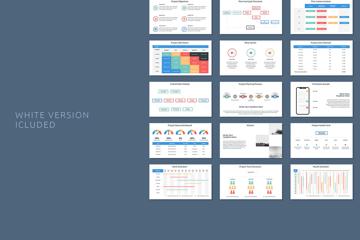 Project Plan Google Slides