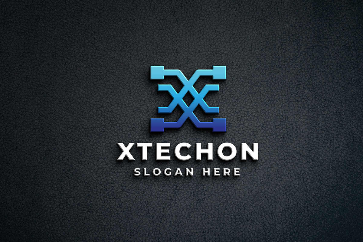 Network & Data Tech X Letter Logo, a Branding & Logo Template by Design_Planet (Photo 2 of 2)