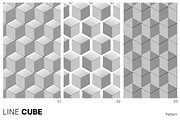 Line Cube Pattern, a Pattern Graphic by Aarley Kaiven (Thumbnail 2 of 3)