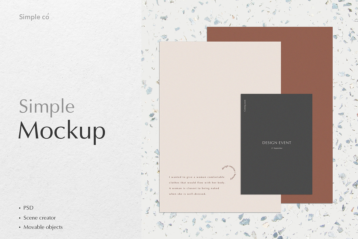 Simple Mockup - Scene Creator, a Product Mockup by Simple có (Photo 1 of 5)