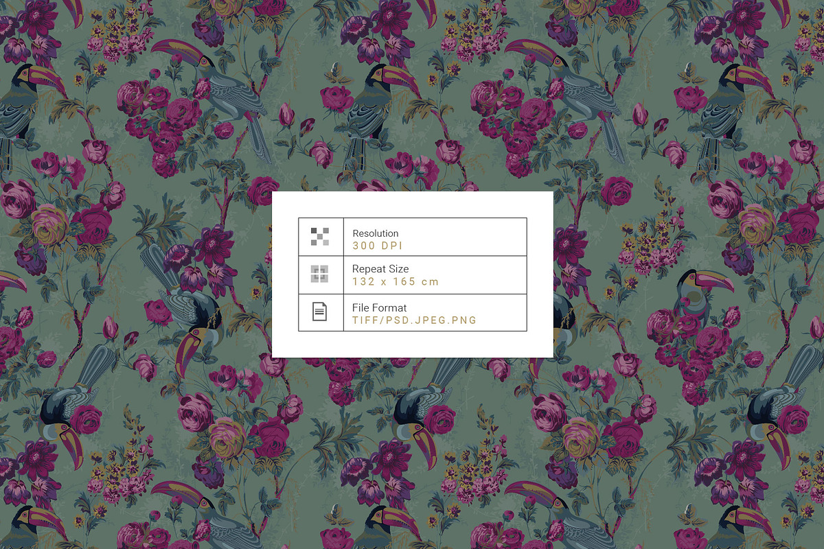 Rosa Selvaggia, Floral prints & more, a Pattern Graphic by TSTUDIO (Photo 5 of 21)