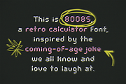 80085, a Sans Serif Font by Bruised Goods (Thumbnail 2 of 10)