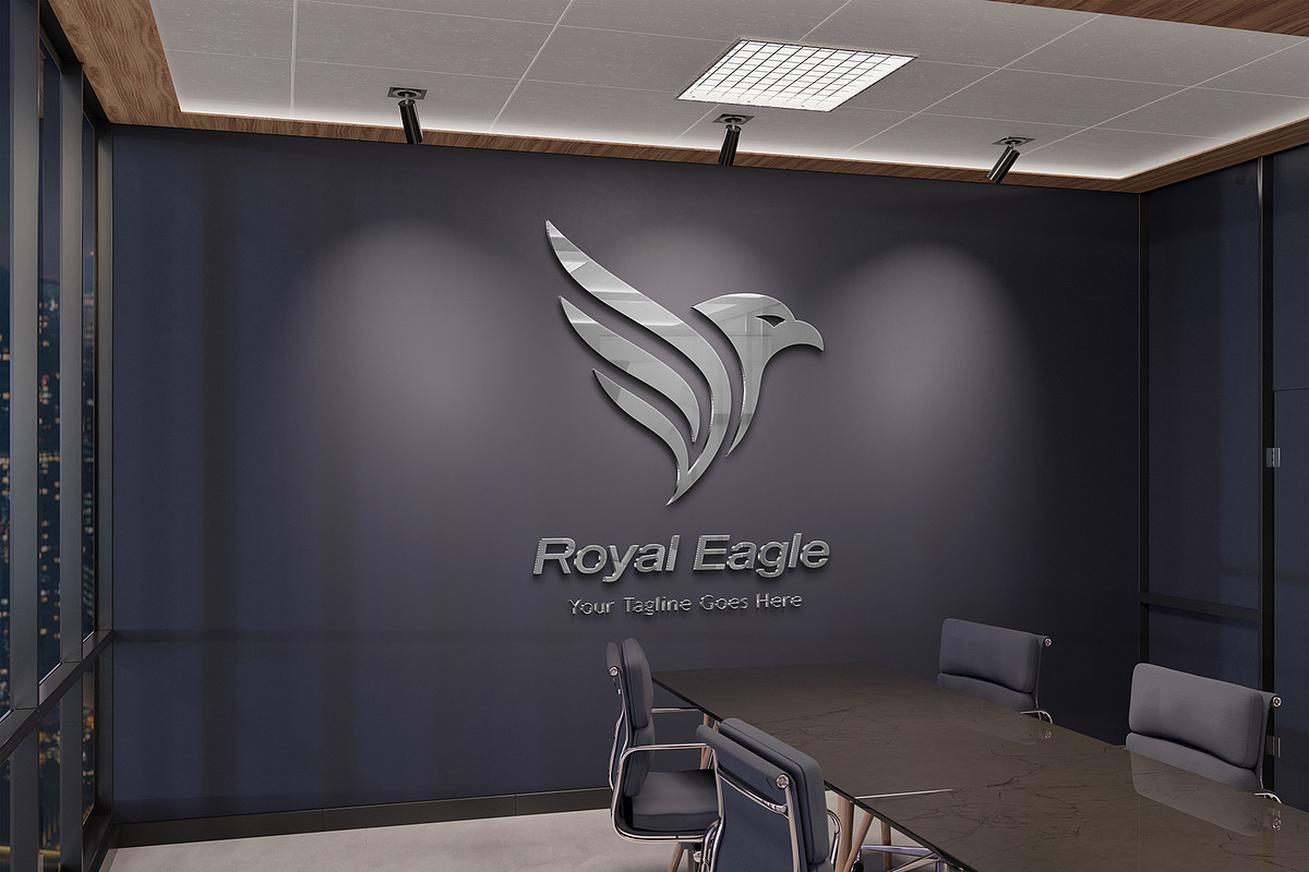 Modern Eagle Logo Template, a Branding & Logo Template by YUDesignStore (Photo 7 of 8)