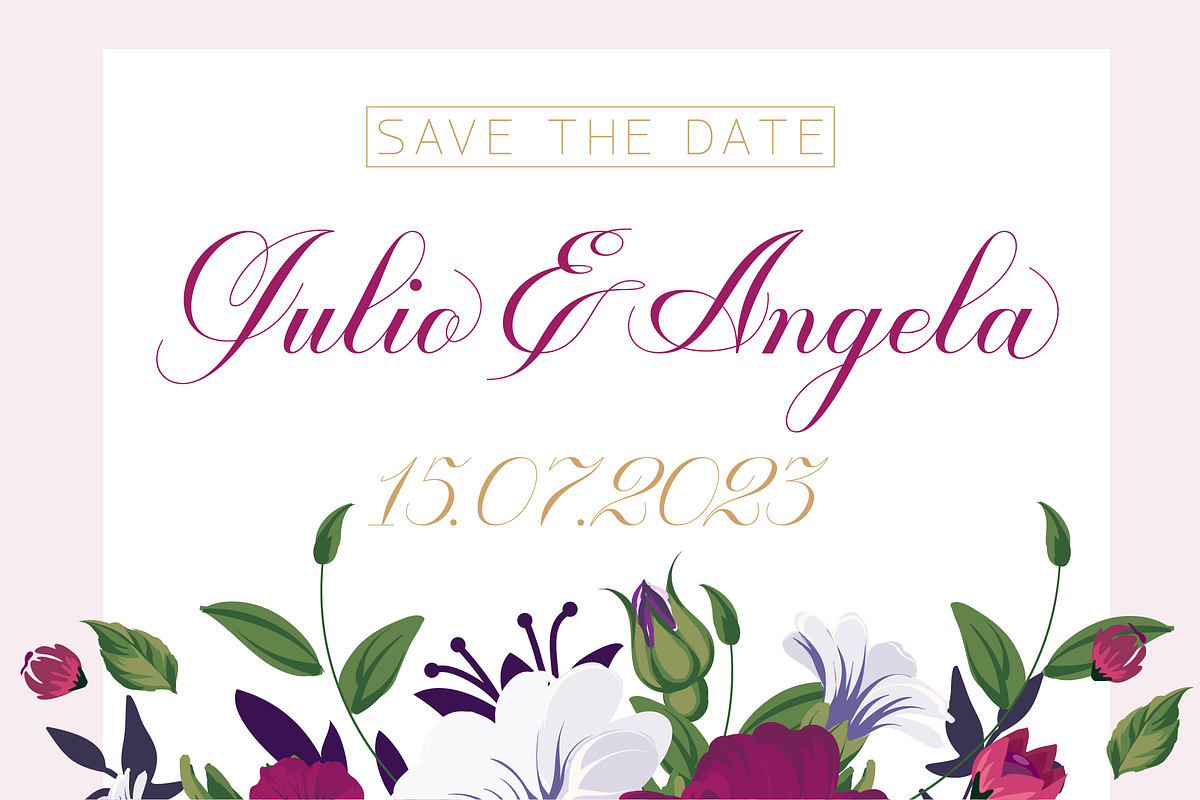 Burique - Romantic Italic, a Script Font by Sign Studio (Photo 3 of 10)
