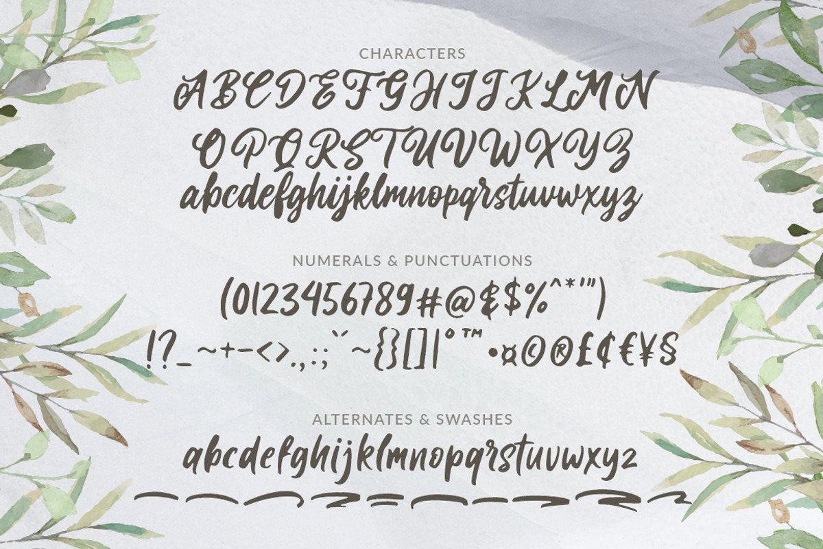 Laritta - Handbrush Script preview 8