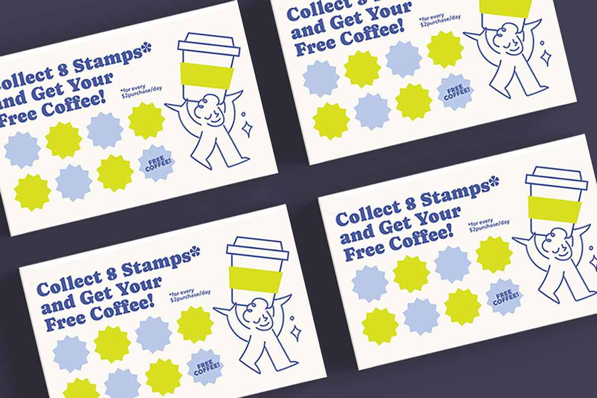 Coffee Loyalty Card, a Card Template by Gumico Studio. (Photo 3 of 3)