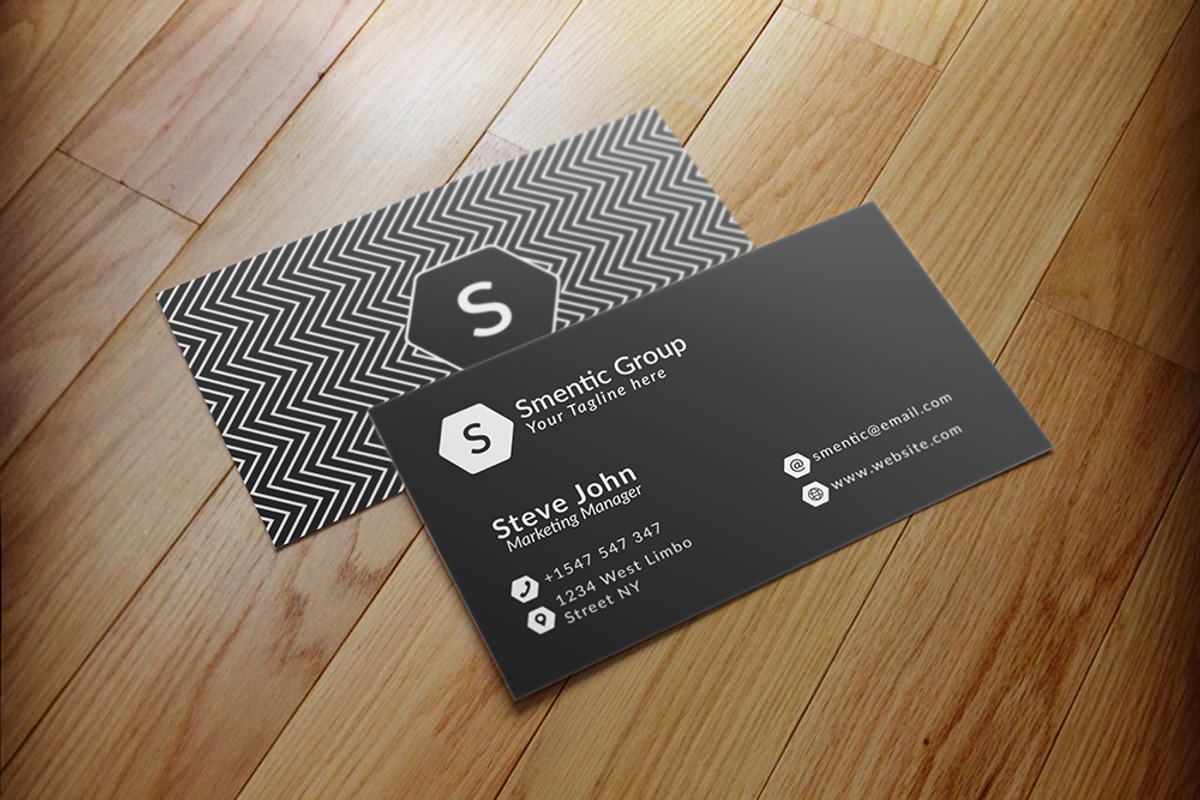 Simple Business Card V2, a Business Card Template by Shahjhan (Photo 2 of 3)