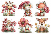 Whimsical Spring Animal Clipart, an Illustration by Daily.Designs (Thumbnail 6 of 8)