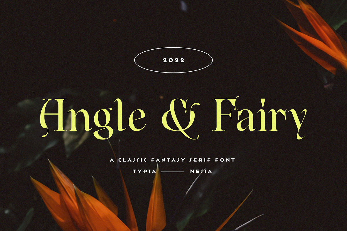 Angle & Fairy Serif, a Serif Font by Typia Nesia (Photo 1 of 17)