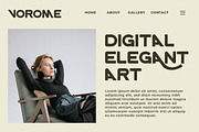 Vorome Logo Sans Font, a Sans Serif Font by Artiveko (Thumbnail 2 of 8)