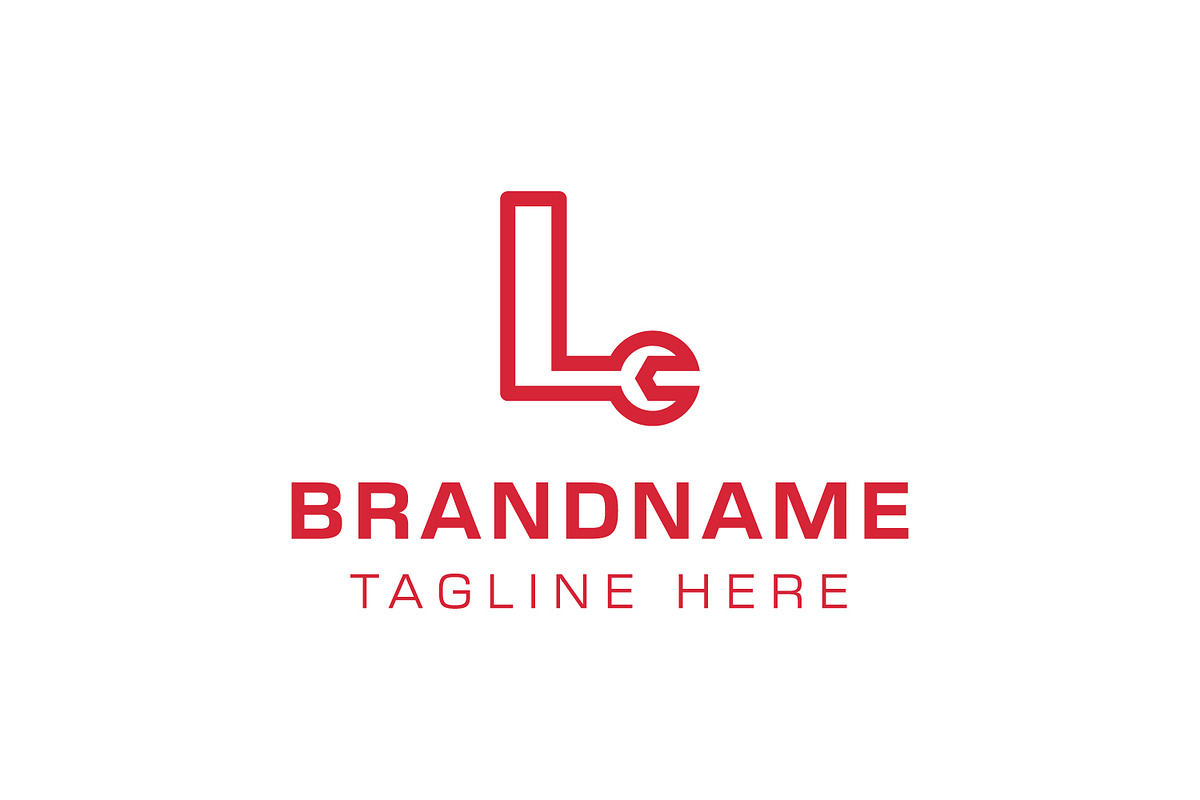 Letter L Wrench Logo, a Branding & Logo Template by Pray Art Design Studio