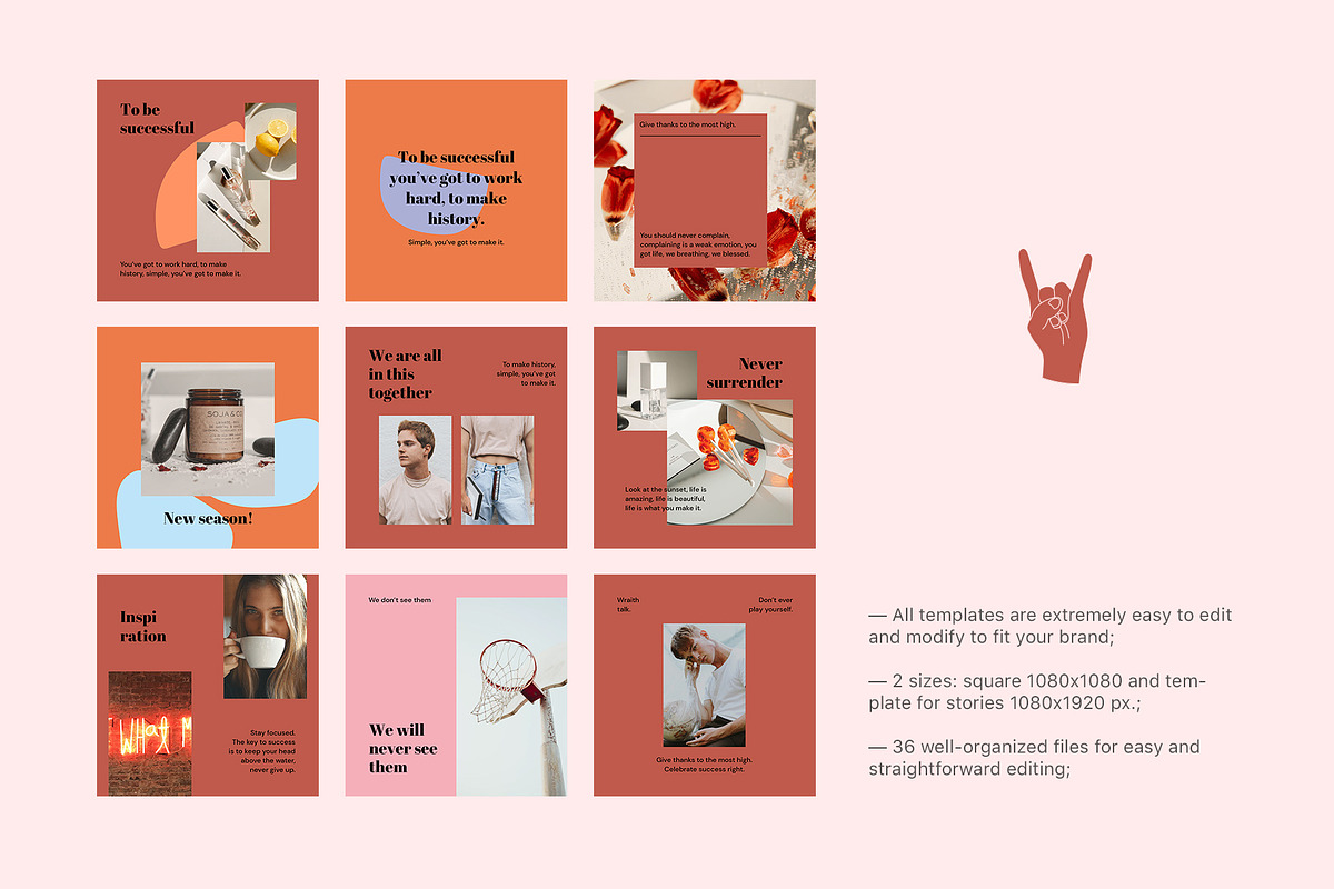 Instagram Templates | Canva, a Social Media Template by BigWeek (Photo 2 of 9)