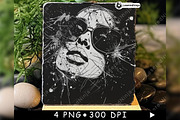 Beautiful Woman Sunglasses Chic, a Background Graphic by LaseredNinja (Thumbnail 7 of 7)