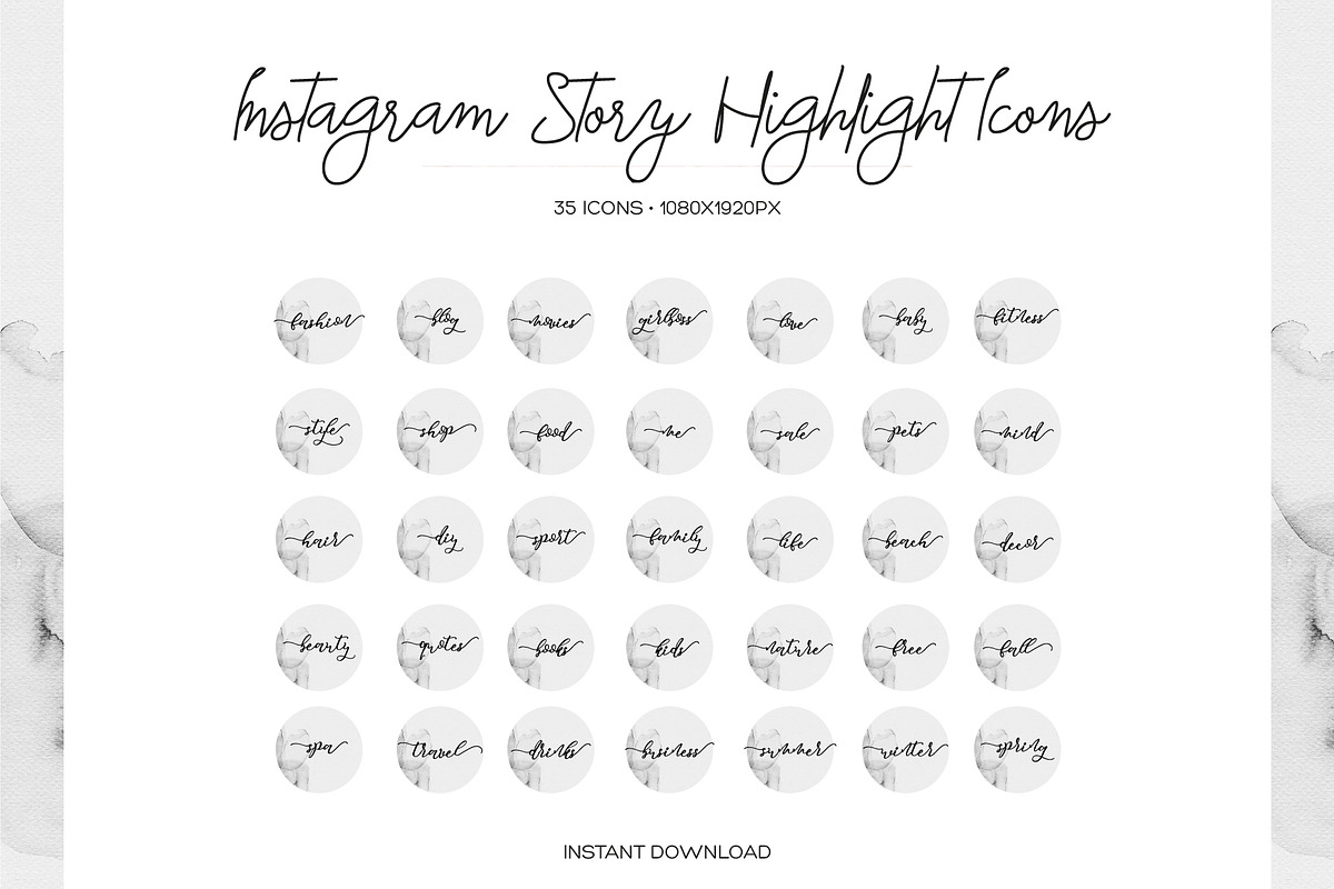 Minimal Instagram Highlight Covers, a Social Media Template by The Brand Pub (Photo 2 of 3)