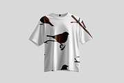 Seamless pattern birds on branch, a Pattern Graphic by Viktorijareut (Thumbnail 4 of 5)