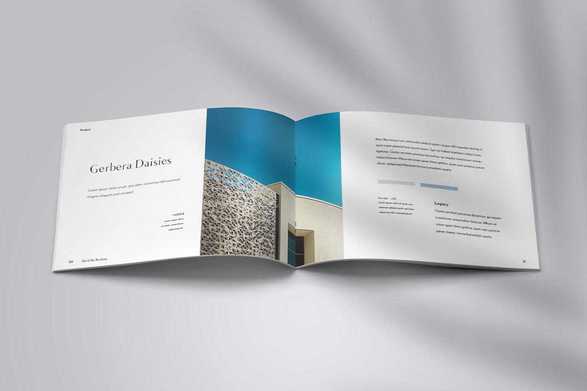 Kin & Gin - Brochure, a Brochure Template by Bokuto (Photo 11 of 13)