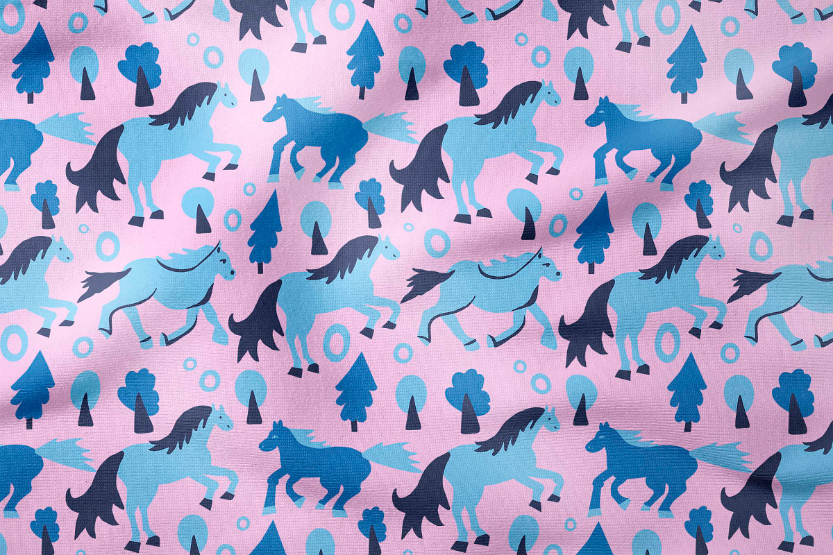 Christmas horse pattern, a Pattern Graphic by Lucyinyourheart (Photo 5 of 10)