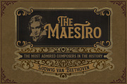 Silvestern - Vintage Display Font, a Font by Letterhend Studio (Thumbnail 3 of 9)