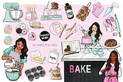 Home baker clipart bundle, a Food Illustration by Parinaz Wadia Design (Thumbnail 2 of 9)