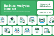 Business Analytics Bundle Icons, a Duotone Icon by Prosymbols (Thumbnail 1 of 9)