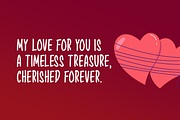 Thinking With Love Typeface, a Handwritten Font by Seemly Fonts (Thumbnail 4 of 6)