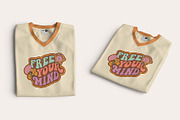 Free Your Mind Retro T-Shirt Design, an Object Illustration by Ahluva Studio (Thumbnail 3 of 6)