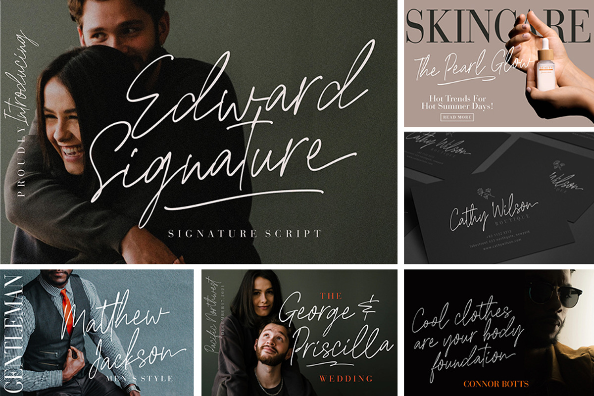 When Modern Meet Vintage Font Bundle, a Script Font by Creatype Studio (Photo 13 of 45)