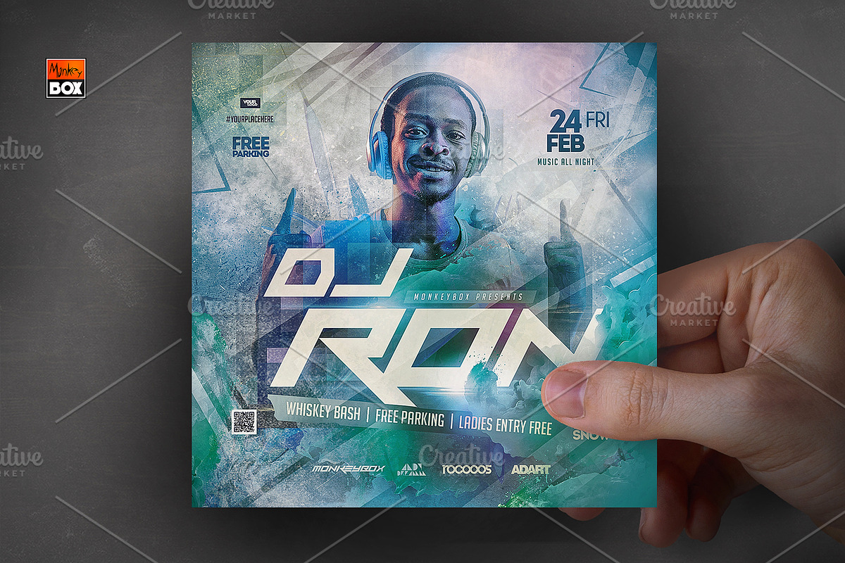 Dj Flyer, a Flyer Template by MonkeyBOX (Photo 3 of 3)