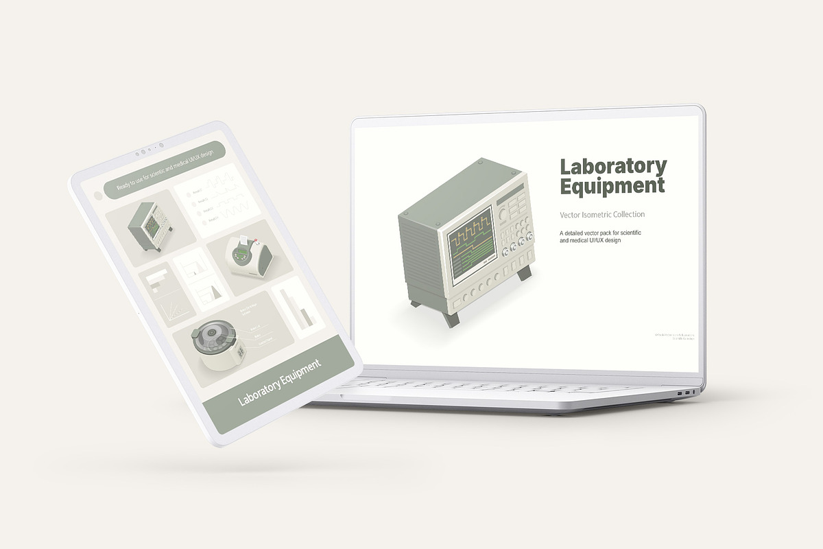 Isometric Laboratory Equipment Icons, an Icon by Voysla's Shop (Photo 6 of 7)