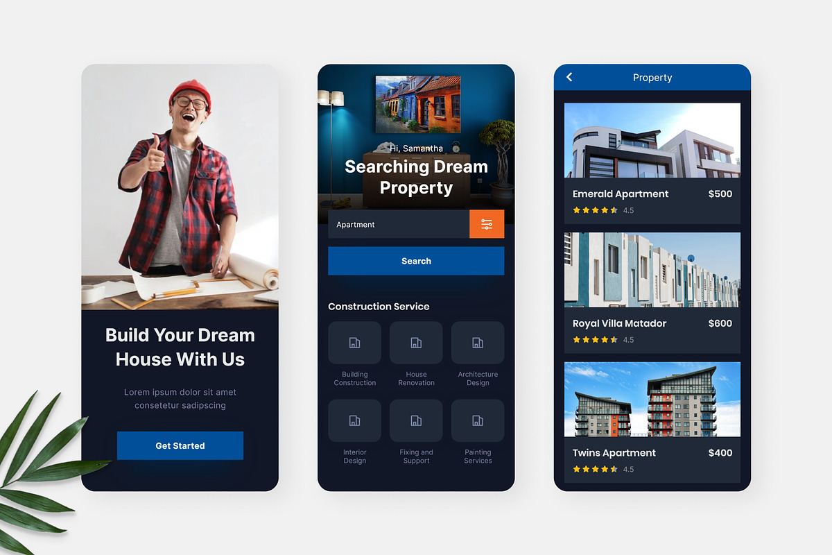 Pabellon – Build Property App, an UI Kit Template by Panen Creative (Photo 2 of 3)