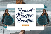 Hunter Shark Bold Calligraphy Font, a Script Font by stylishtype.co (Thumbnail 14 of 20)