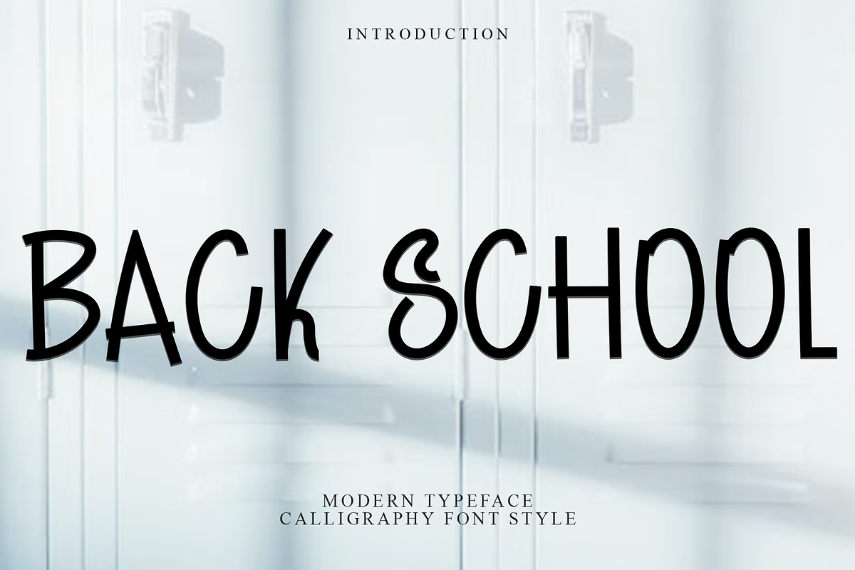 Back School, a Sans Serif Font by FreshTypeINK (Photo 1 of 7)