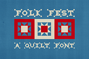 Folk Fest - Hand Crafted Font, a Sans Serif Font by Madeline ODonoghue Design (Thumbnail 7 of 8)