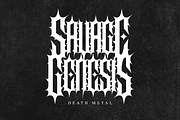 Morvakh - Death Metal Font, a Symbol Font by Masyafi Studio (Thumbnail 2 of 9)