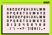 Bersa - Varsity Font, a Slab Serif Font by Iqsiart Studio (Thumbnail 3 of 6)
