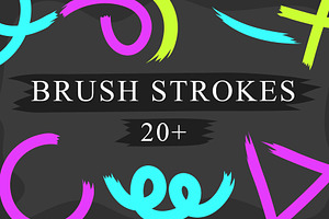 20+ Brush Strokes