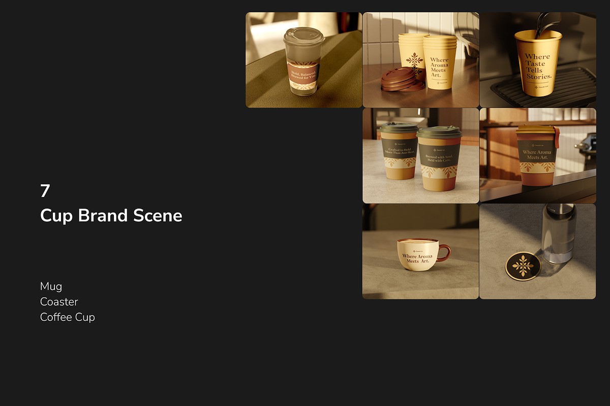 Cafe Set - Branding Mockup, a Packaging Mockup by Arvalamockup (Photo 7 of 13)