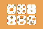 Watercolor Autumn Clipart, a Decorative Illustration by Cute And Wild (Thumbnail 3 of 5)