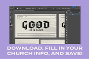 Easter Sunday Church Graphics, a Presentation Template by Blue River Studio (Thumbnail 5 of 6)