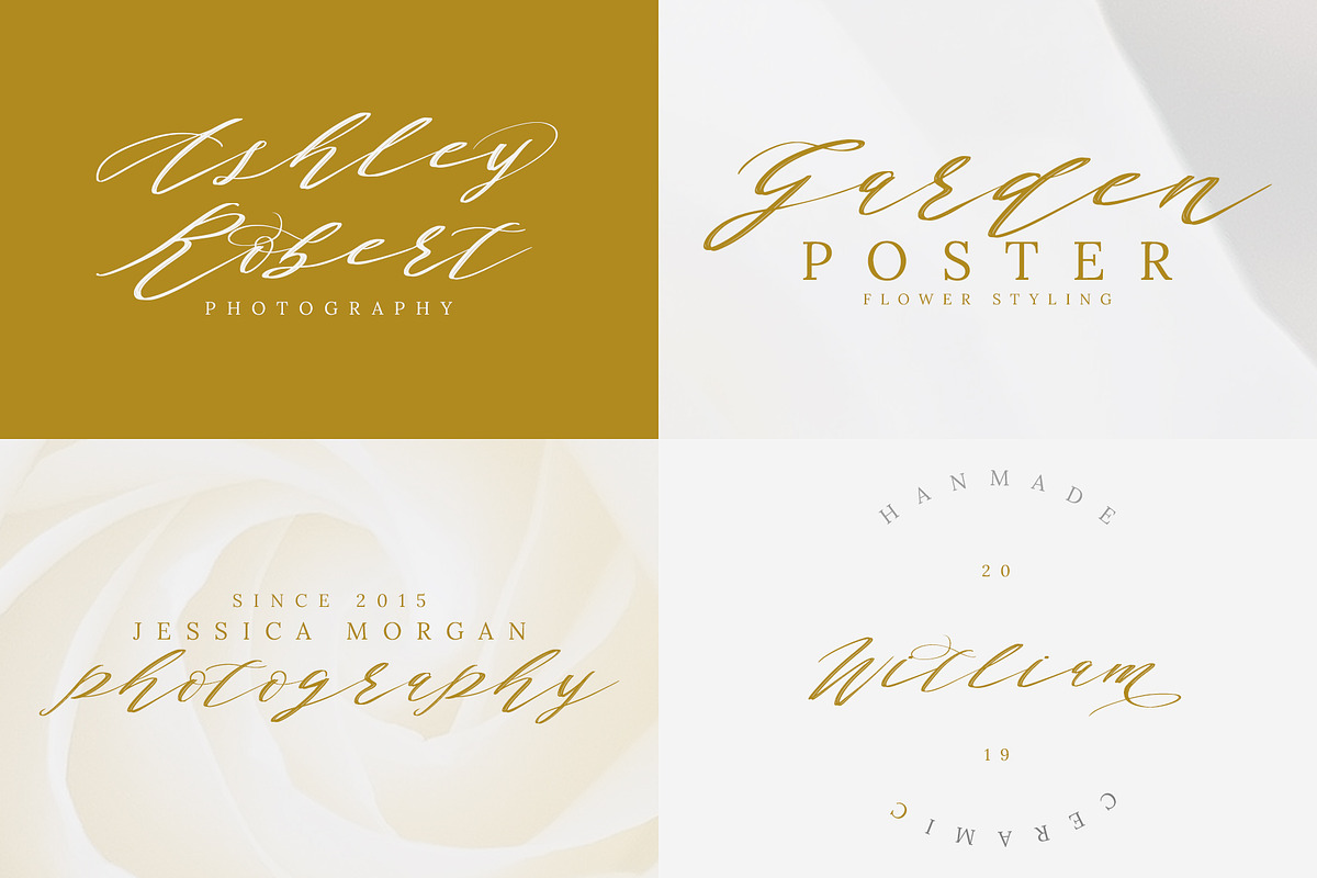 Authumn Sofia | Calligraphy Font preview 5